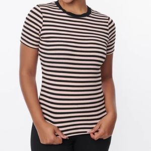 Unique Vintage Striped Back to Basics top